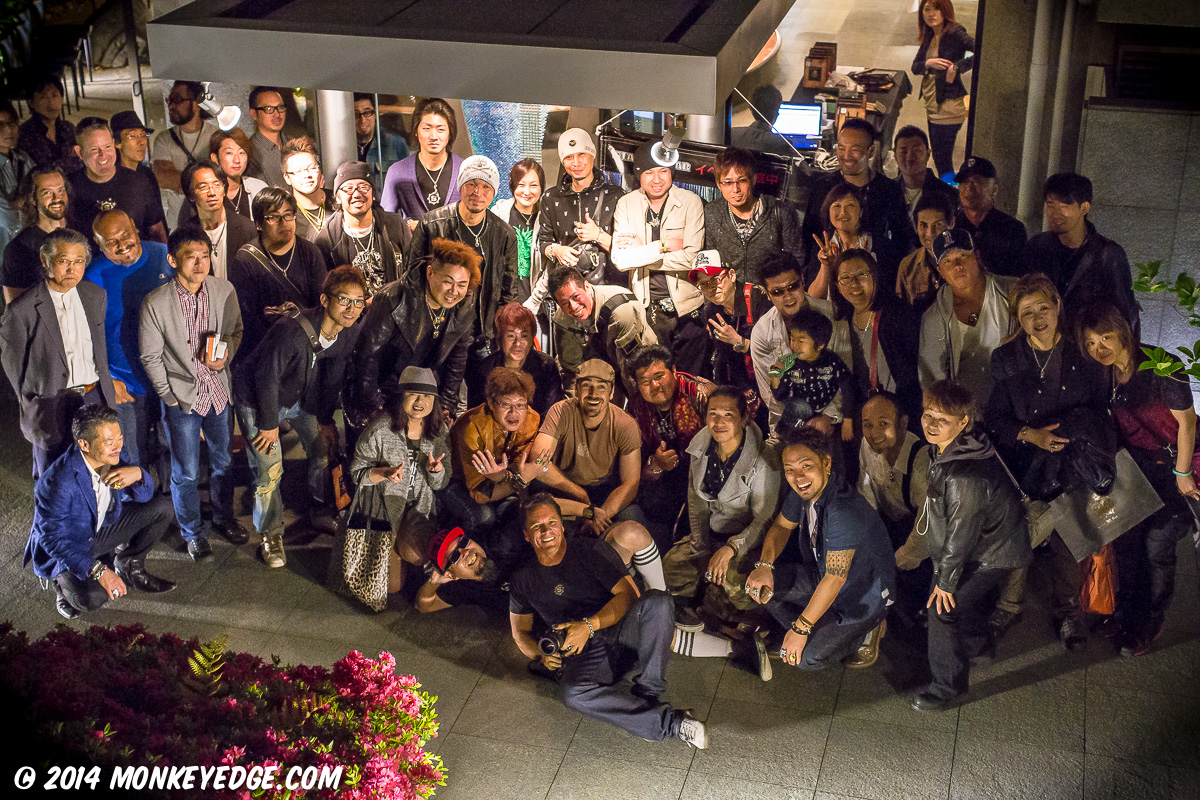 Group Shot at Starlingear Japan Trunk Show 2014