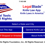 Knife Rights LegalBlade Homescreen